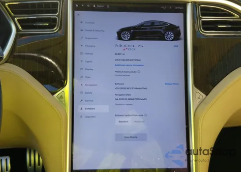 2012 Tesla Model S Performance/Signature Performance из США, поврежденный, VIN 5YJSA1DP4CFP01245